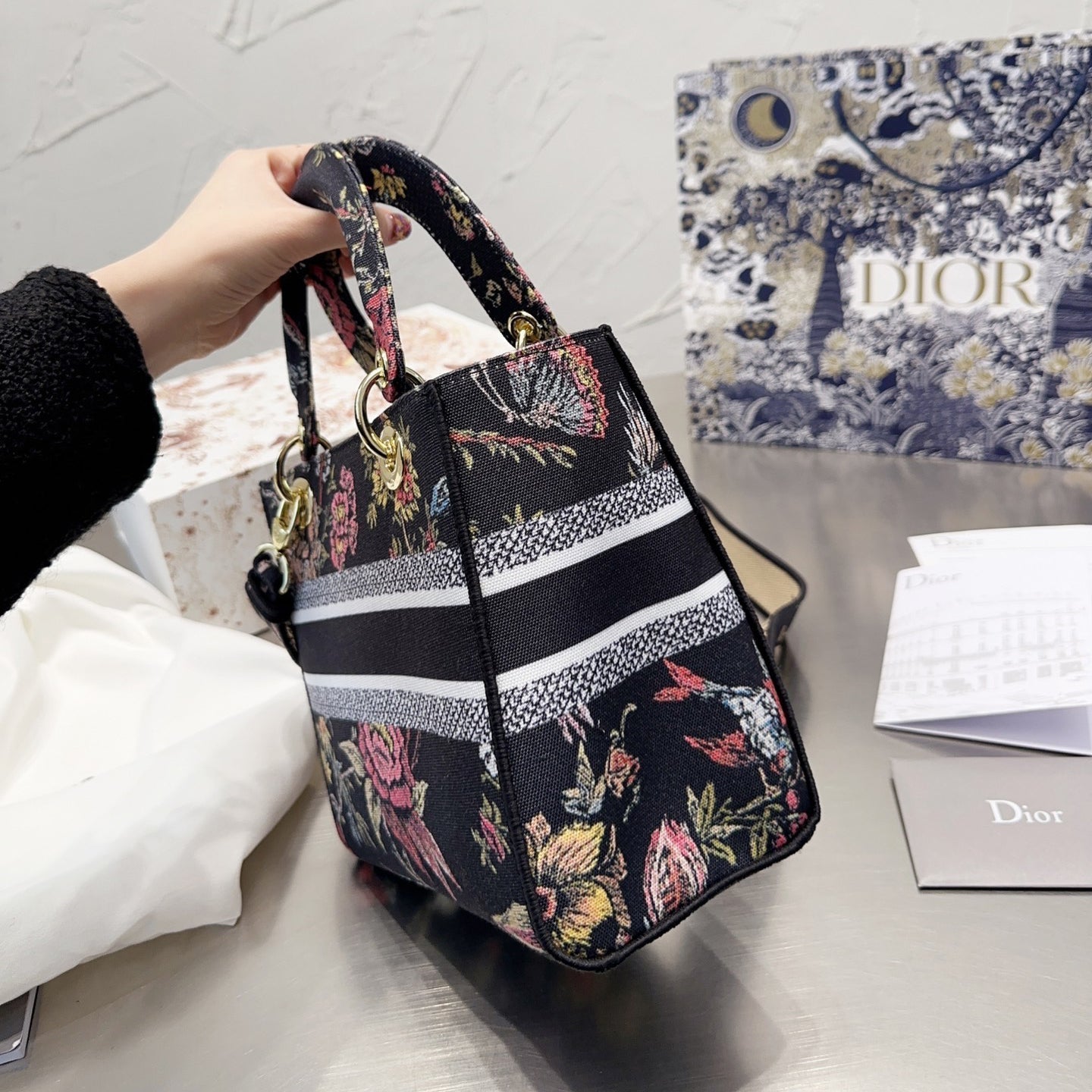 Botanique Motif Lady Bag