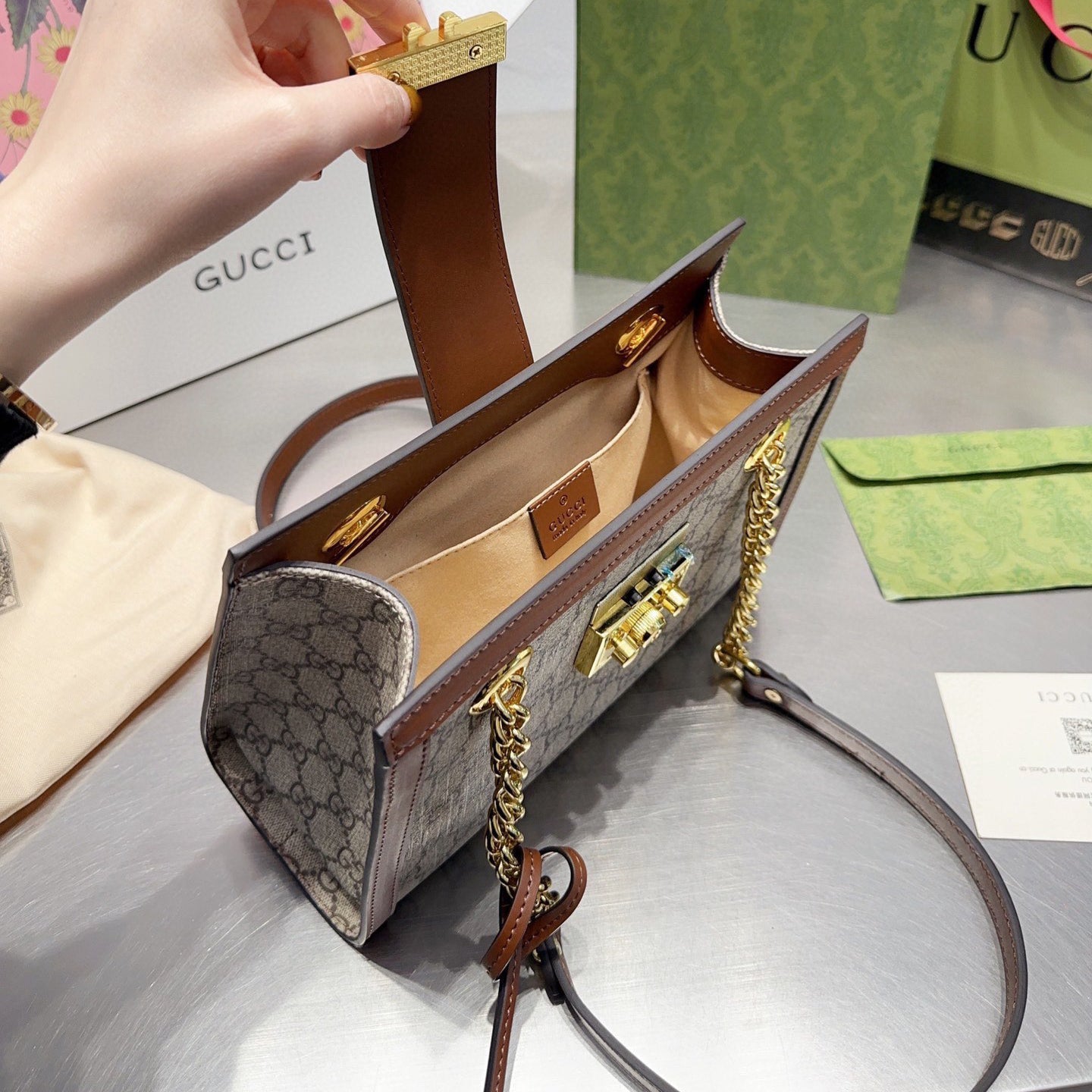 Padlock Small Shoulder Bag