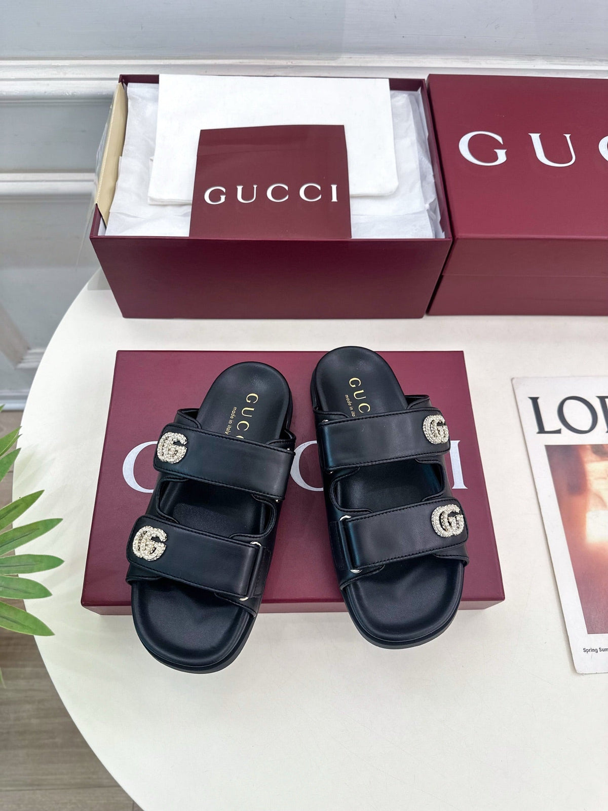 Printed Velcro Sandals