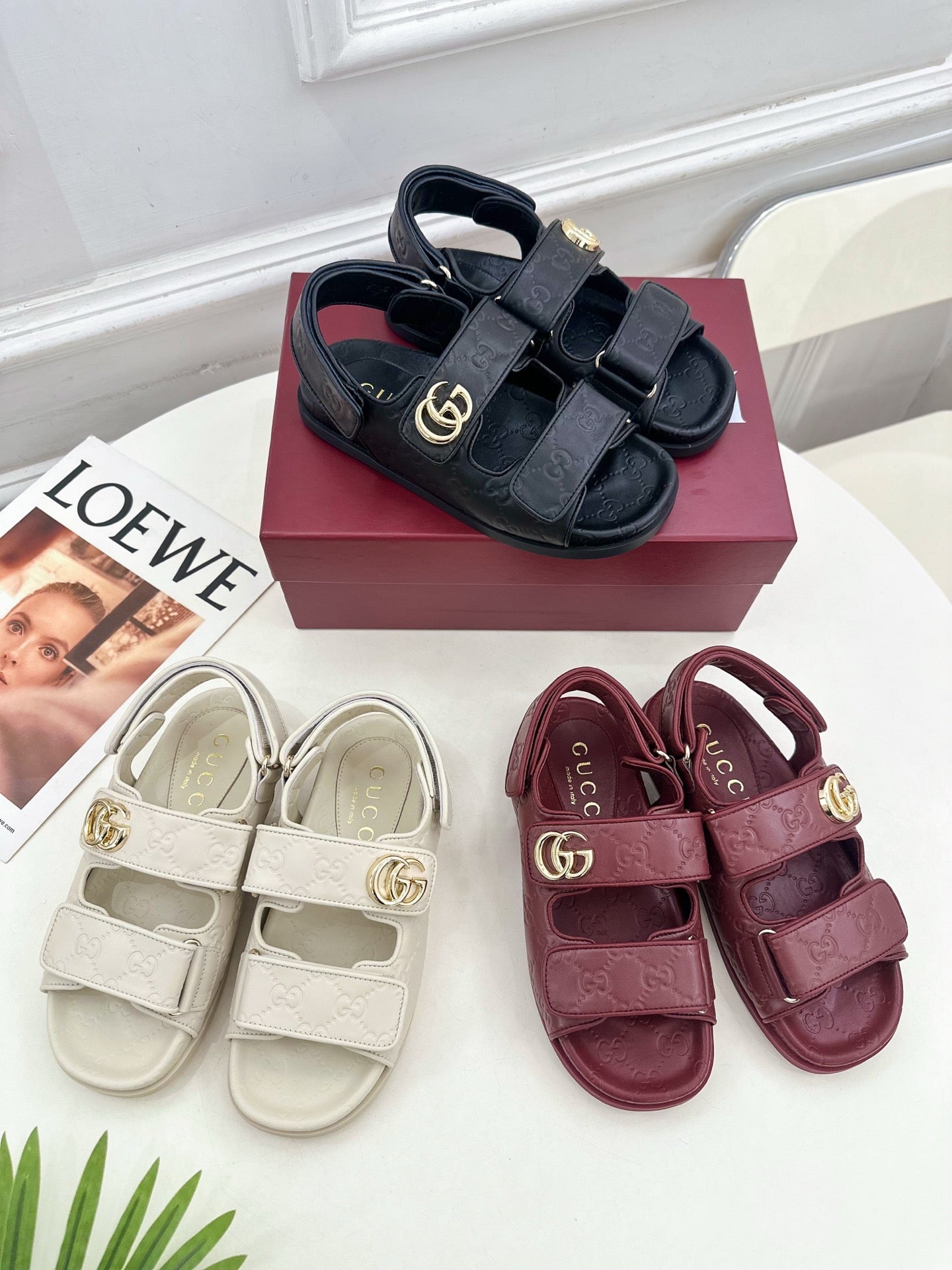 Printed Velcro Sandals