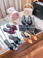 Elegant Leather Flat Slippers