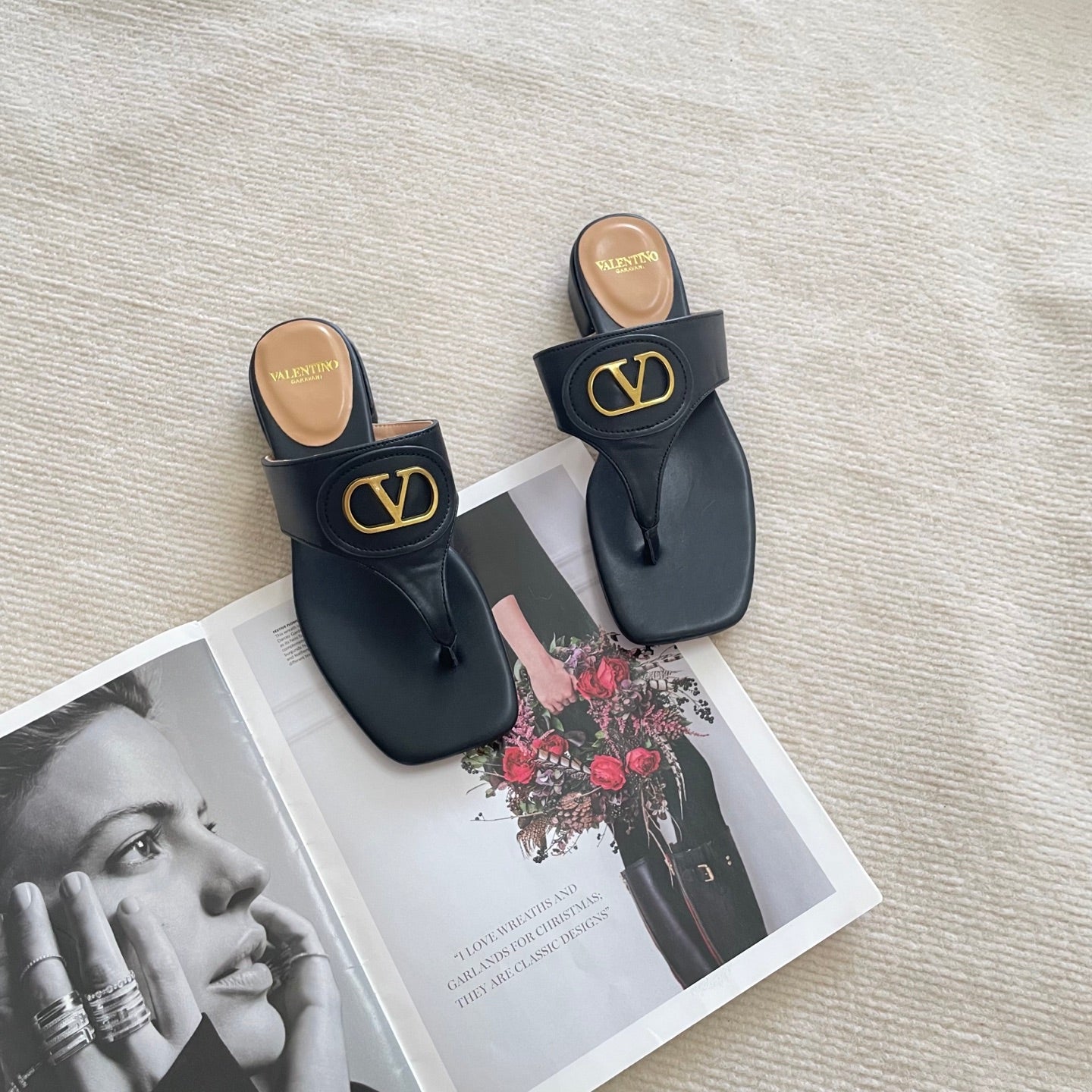 Classic Buckle Flip Flops