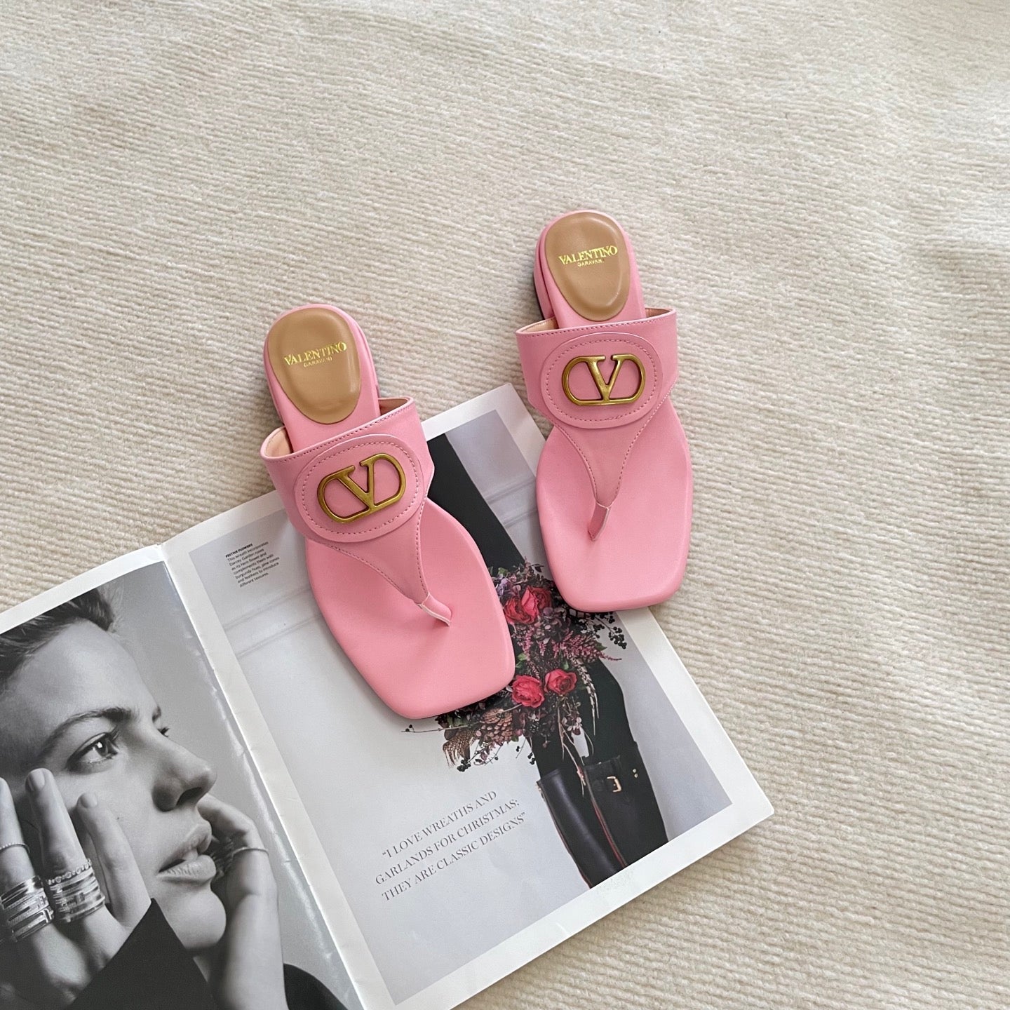 Classic Buckle Flip Flops