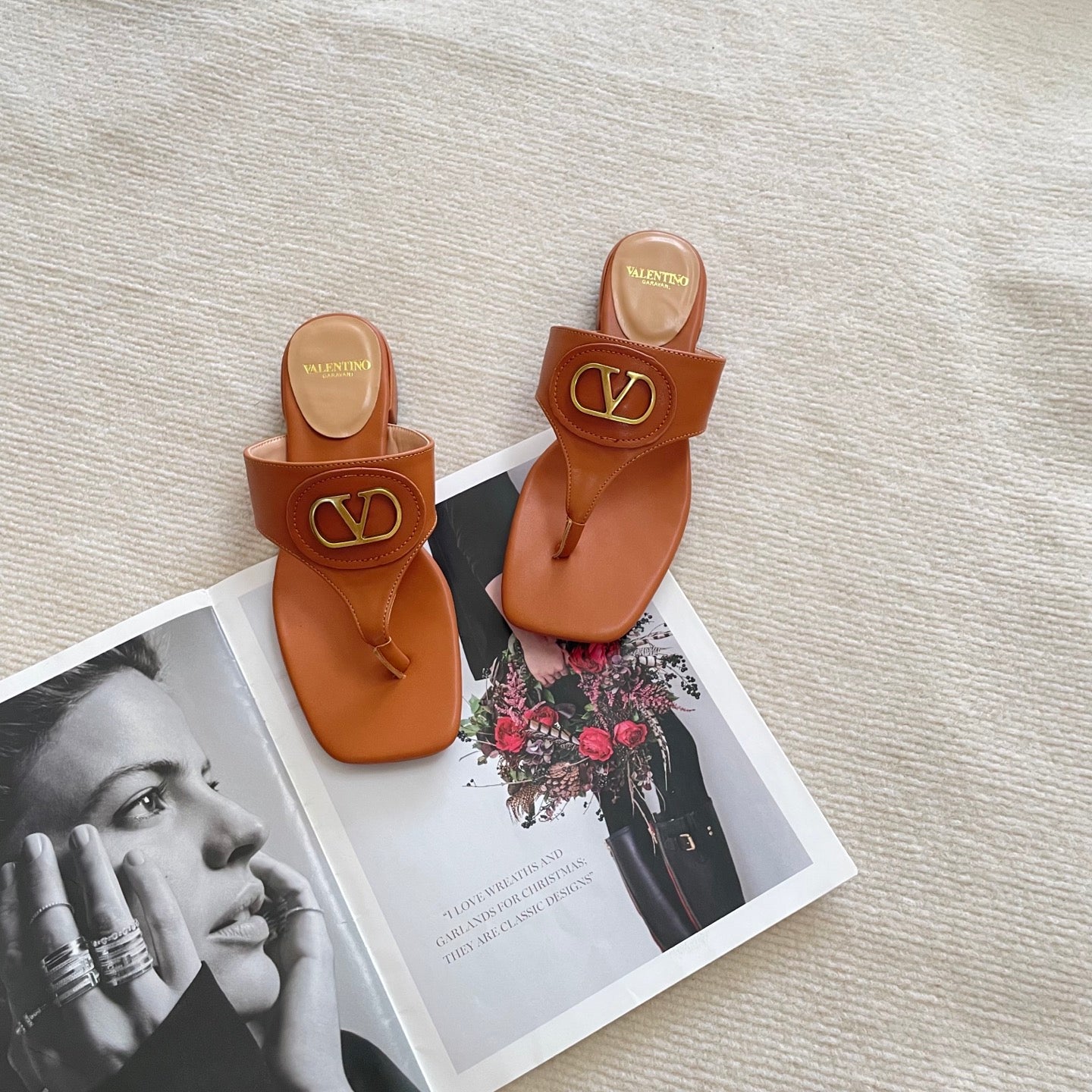Classic Buckle Flip Flops