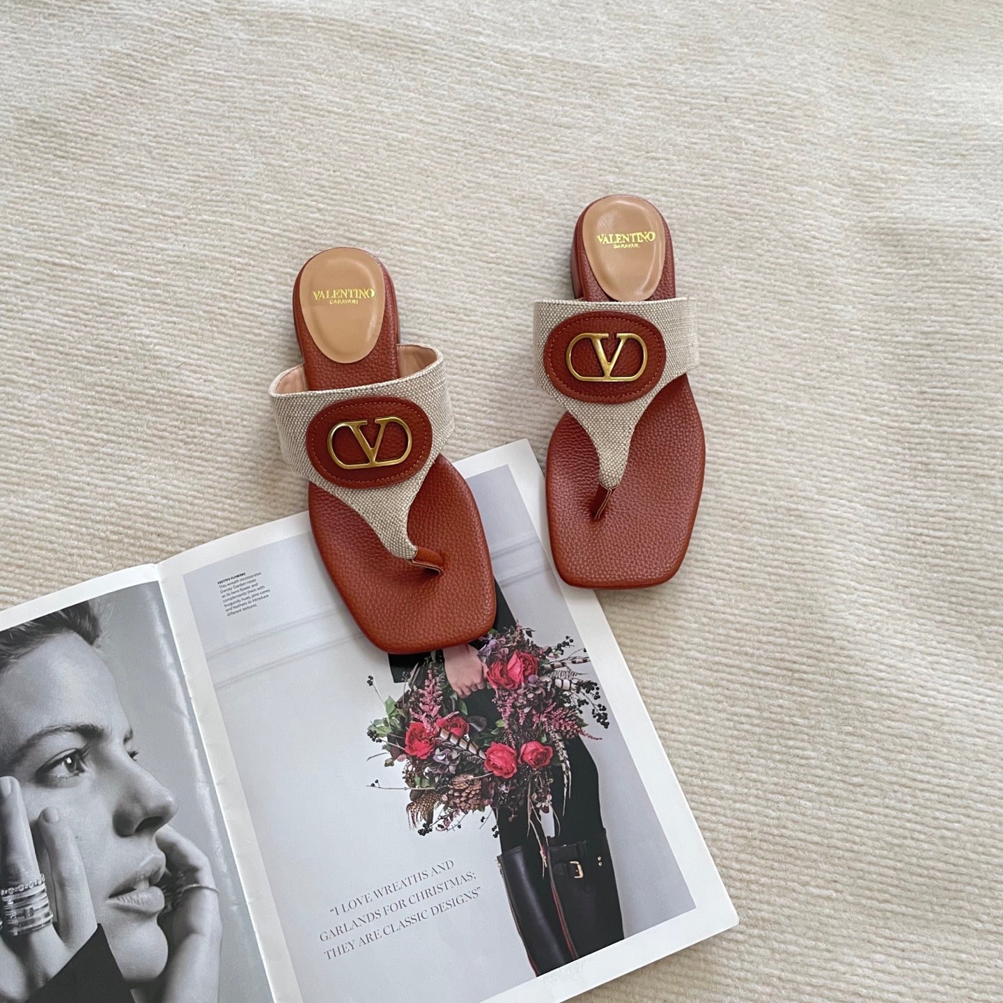 Classic Buckle Flip Flops