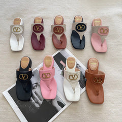 Classic Buckle Flip Flops