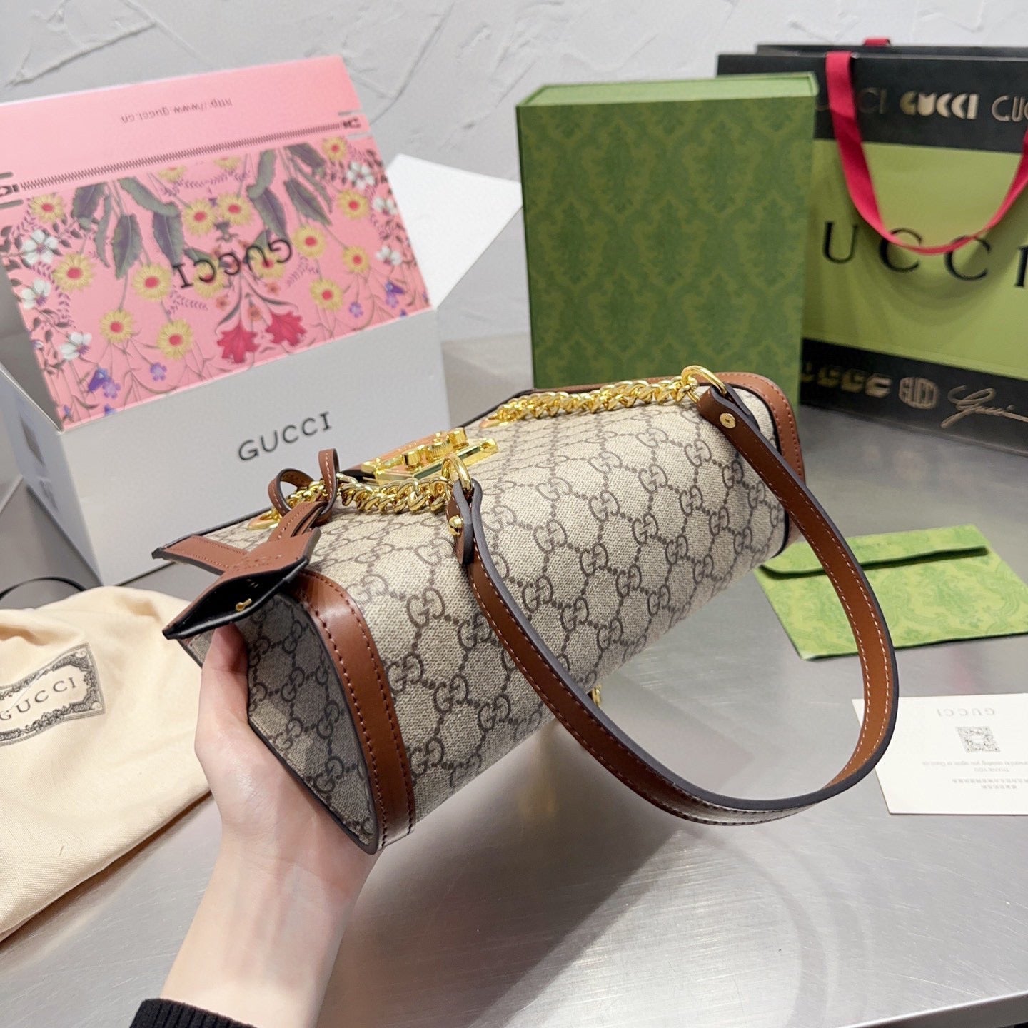 Padlock Small Shoulder Bag