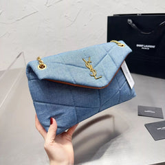 Washed Denim Bag
