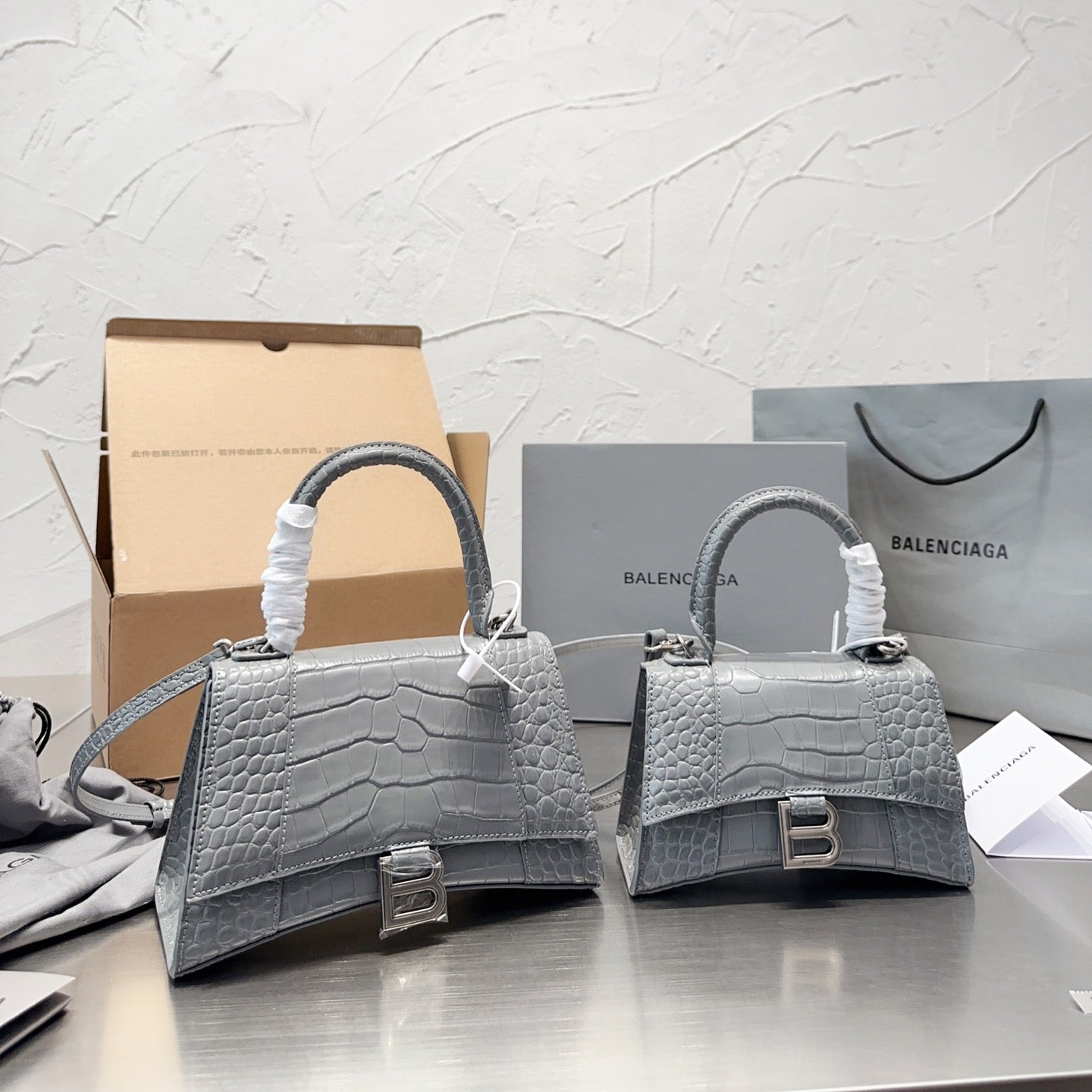 Crocodile leather pattern Tote Crossbody Bag