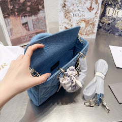 Denim Medium Lady Bag