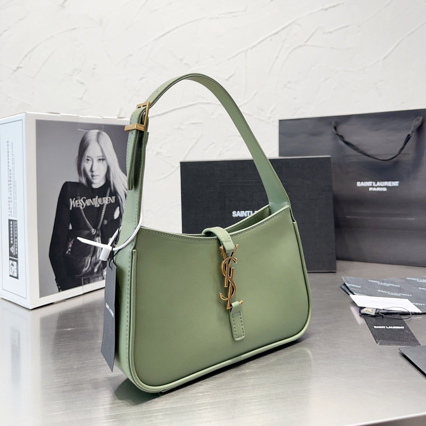Classic Calfskin Hobo Bag