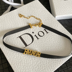 Metal Letter Choker