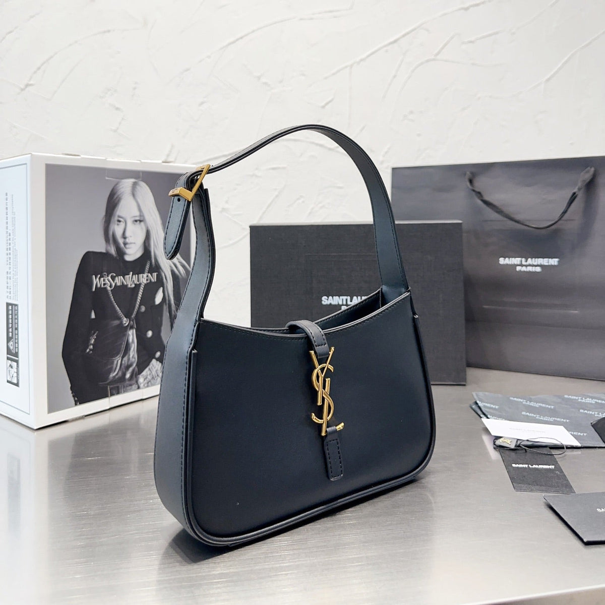 Classic Calfskin Hobo Bag