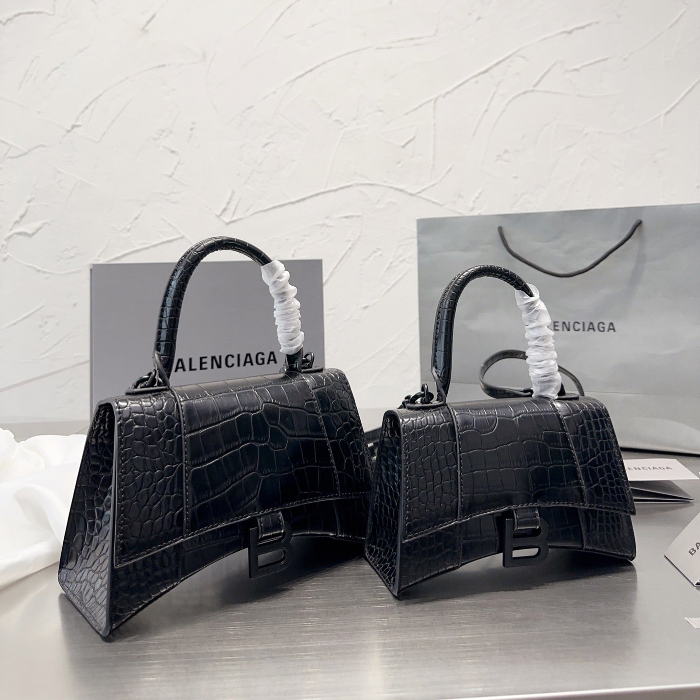 Crocodile leather pattern Tote Crossbody Bag
