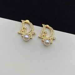 Pearl Earrings and Necklace Set