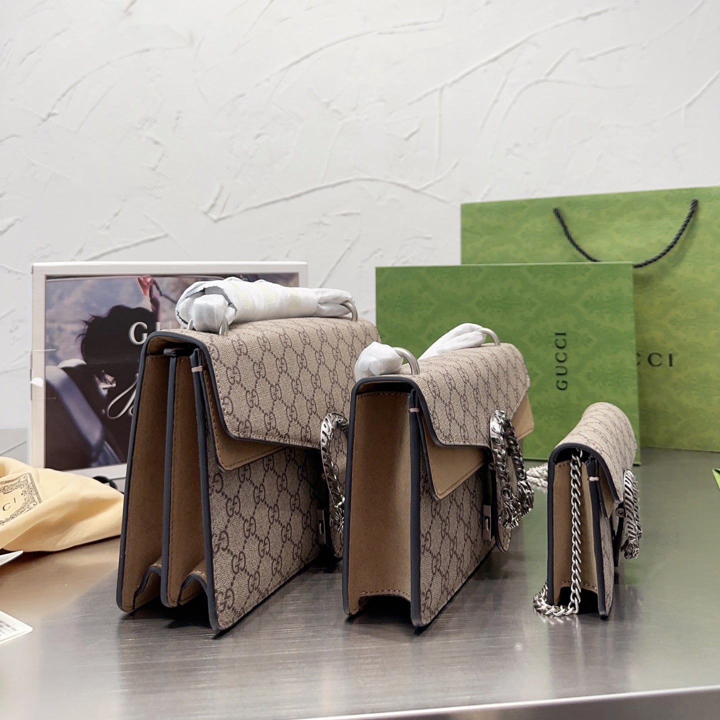 Beige and ebony Handbag