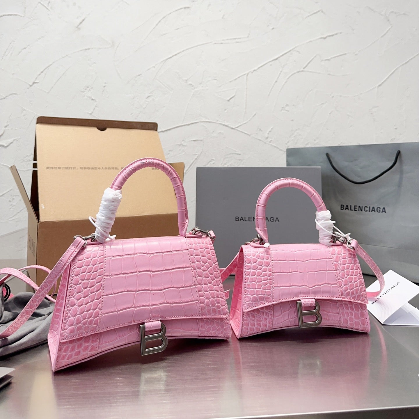 Crocodile leather pattern Tote Crossbody Bag