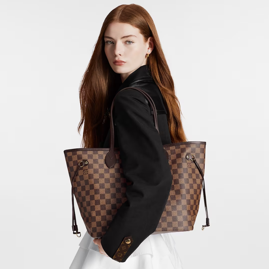 Brown Checkerboard Medium Bag