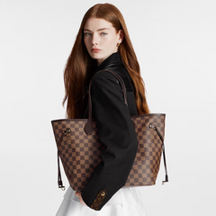Brown Checkerboard Medium Bag