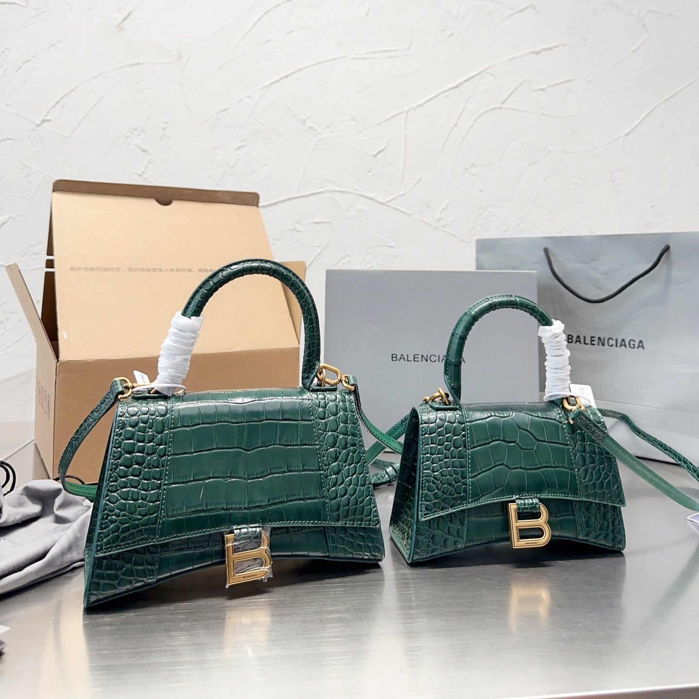 Crocodile leather pattern Tote Crossbody Bag