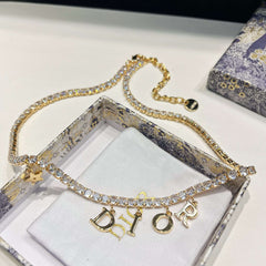 2 color Diamond necklace