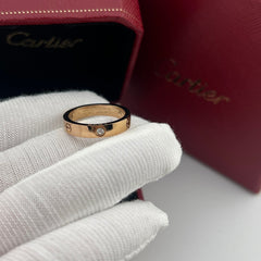 Classic 3 Diamonds Love Ring