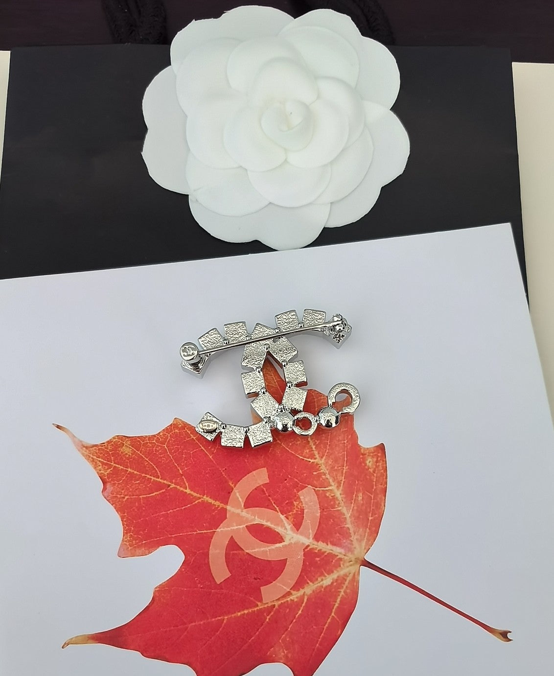 Platinum Pearl Diamond Brooch