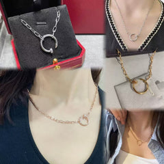 Classic stud necklace