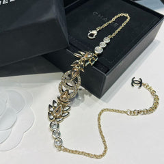 Fashionable Diamond Wheat Ear Necklace