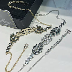 Fashionable Diamond Wheat Ear Necklace