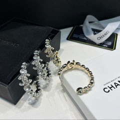 Diamond Hoop Earrings
