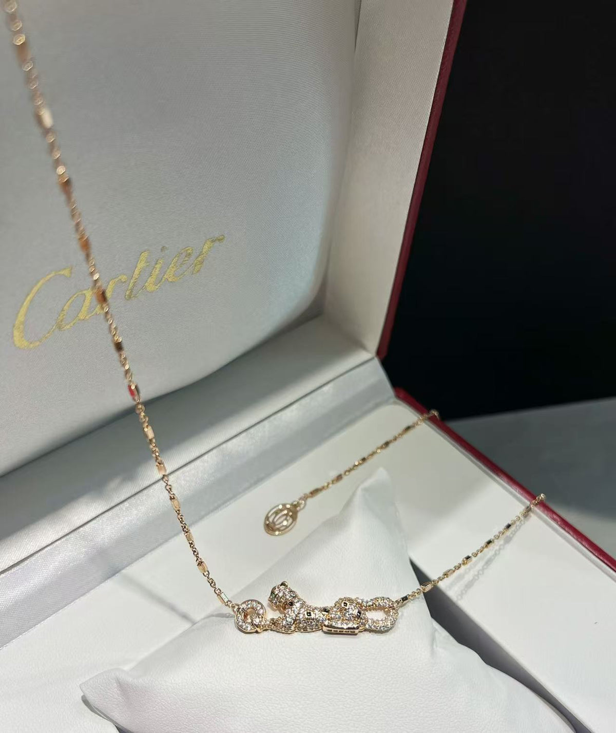 Diamond Leopard Necklace