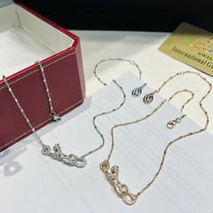 Diamond Leopard Necklace