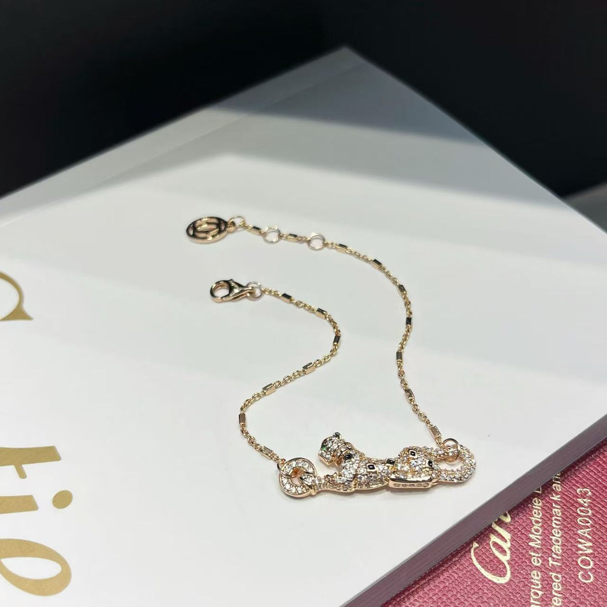 Diamond Leopard Bracelet