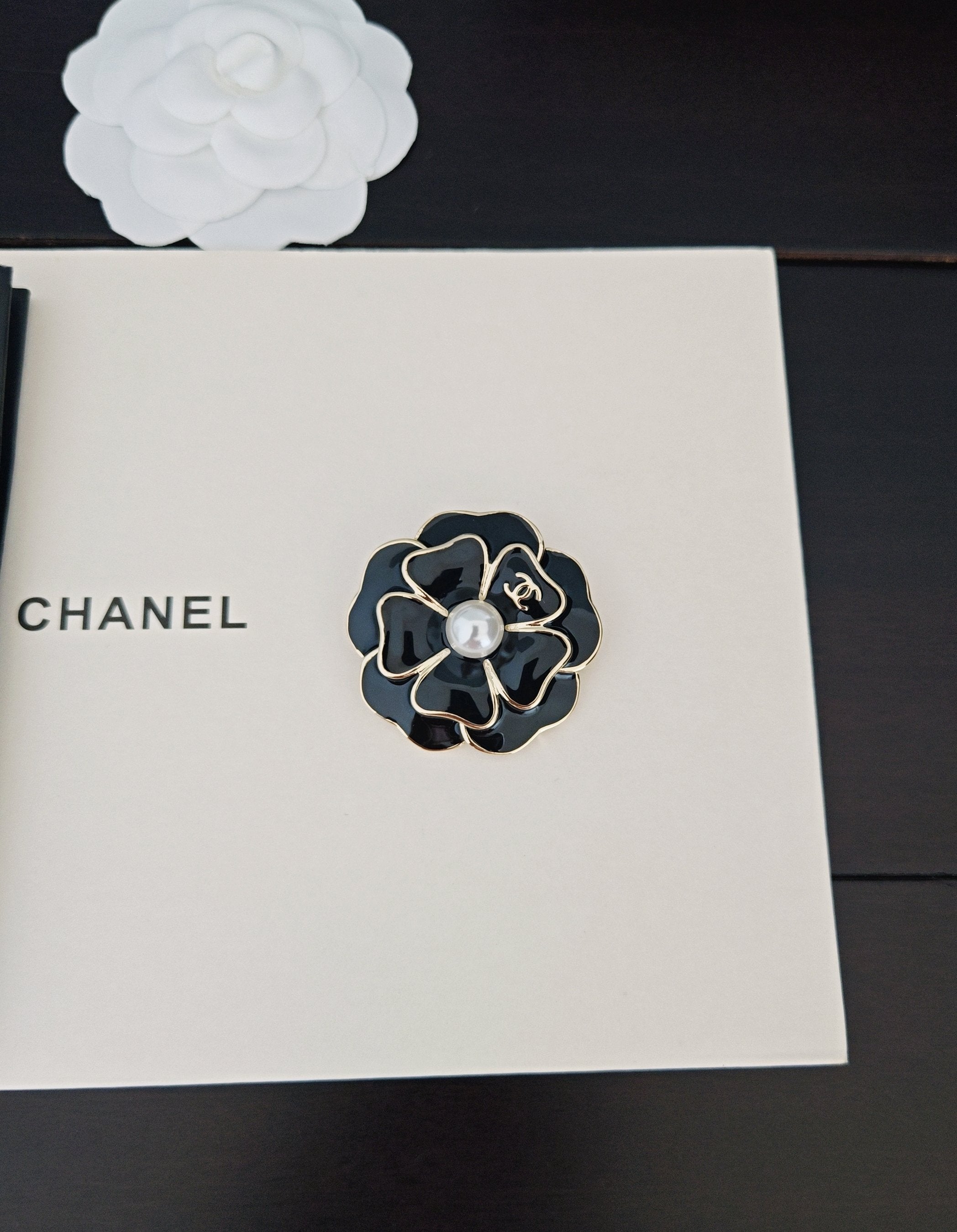 Double Layered Flower Brooch