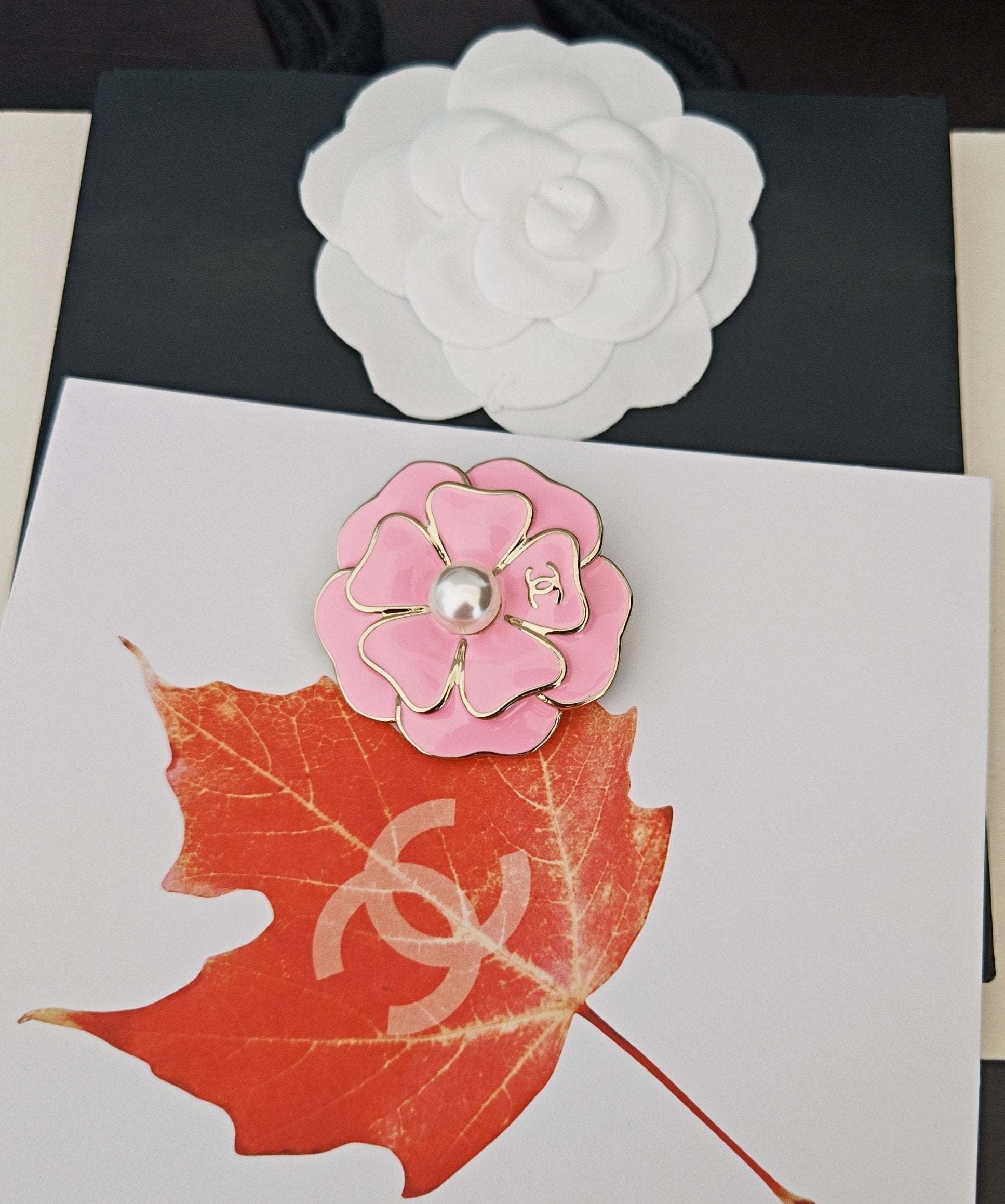Double Layered Flower Brooch
