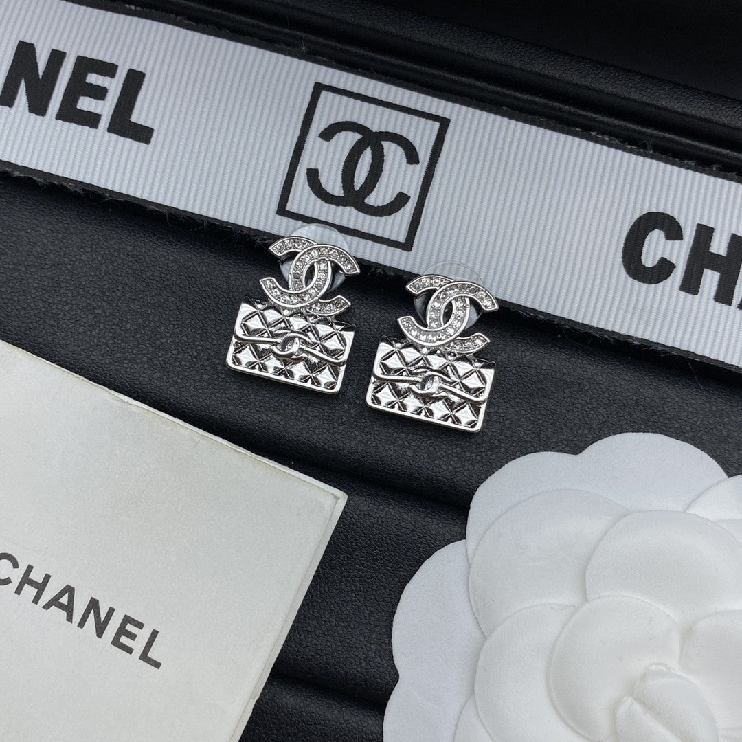 stylish bag pendant earrings