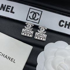stylish bag pendant earrings