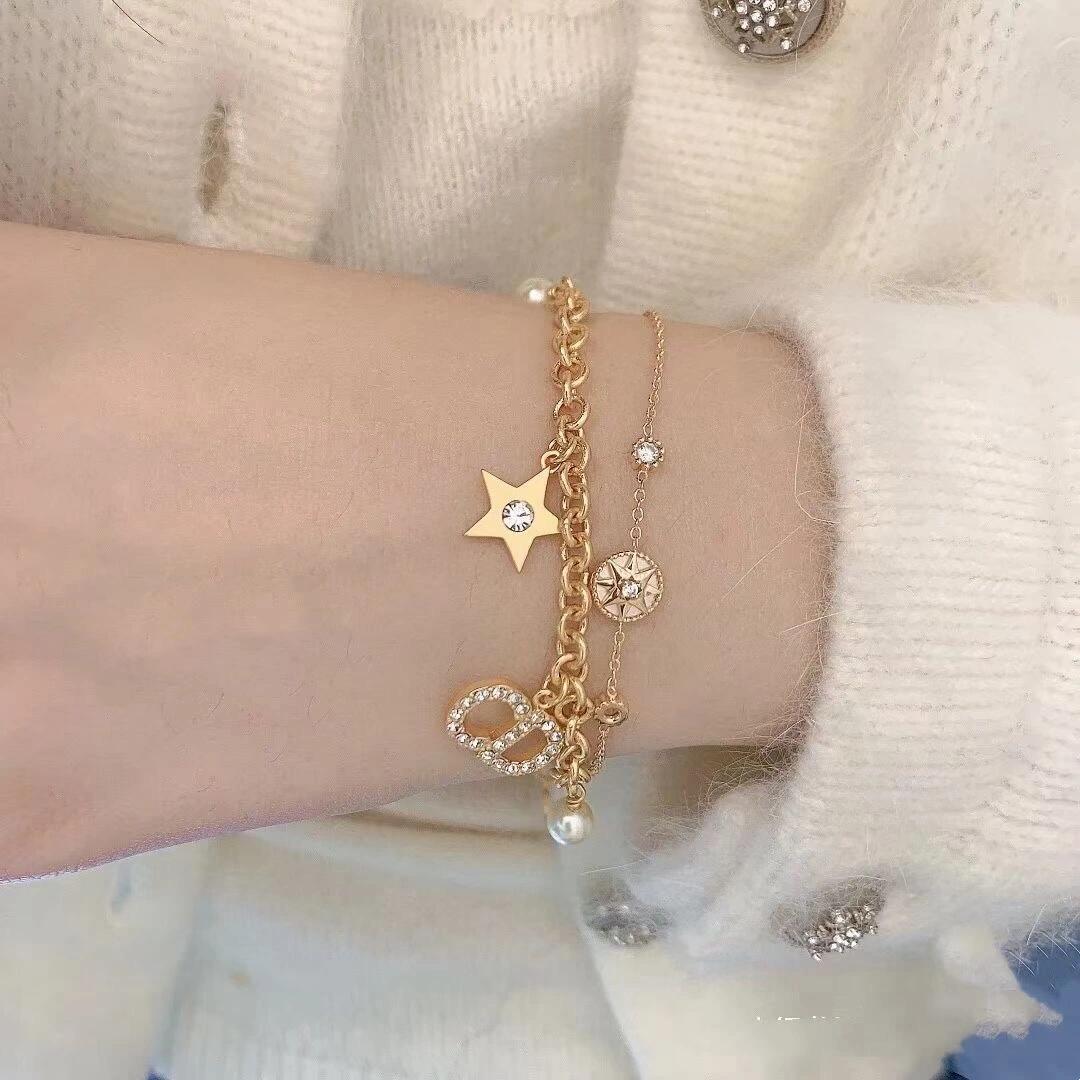 Fashion classic star charm bracelet
