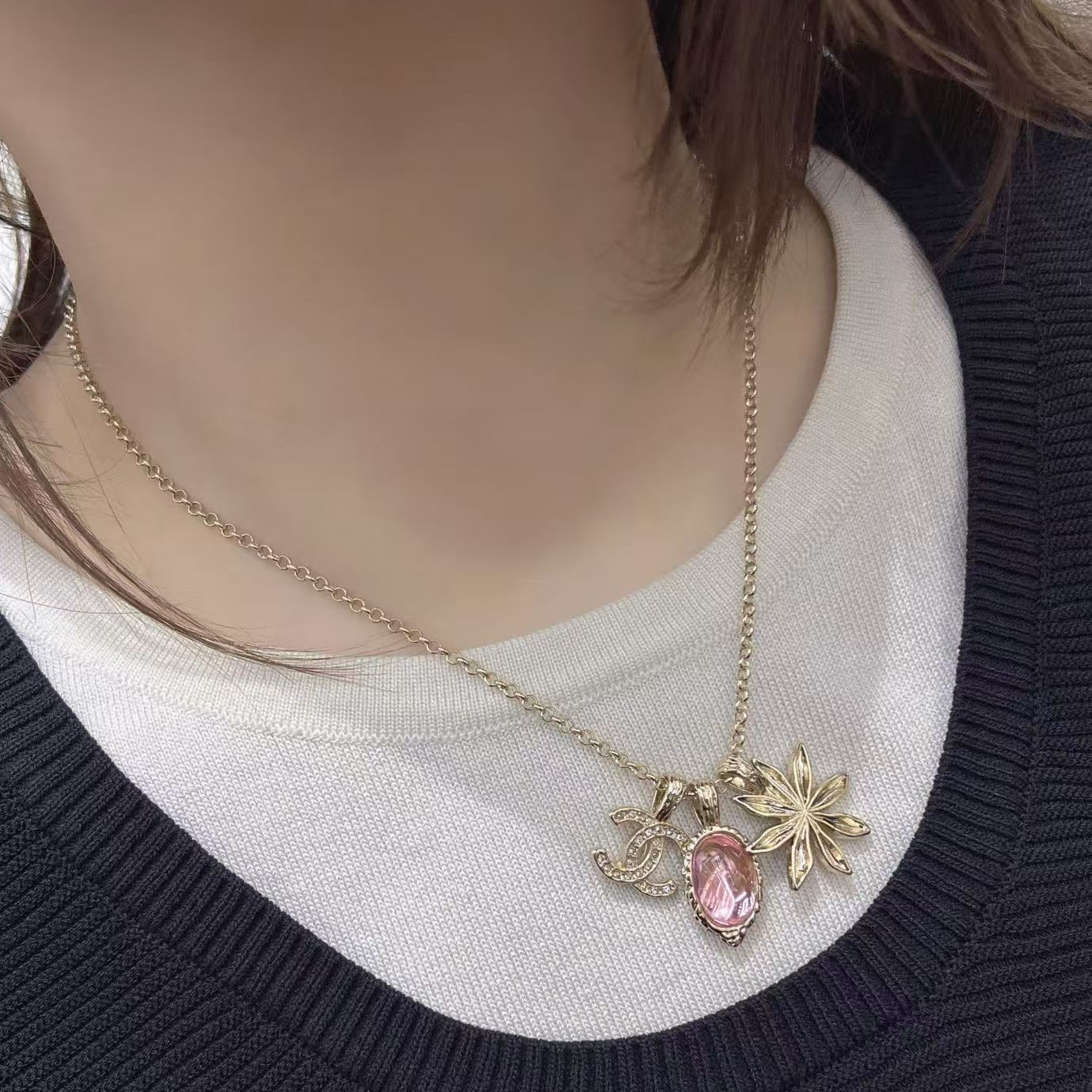 Sunflower Pendant Necklace
