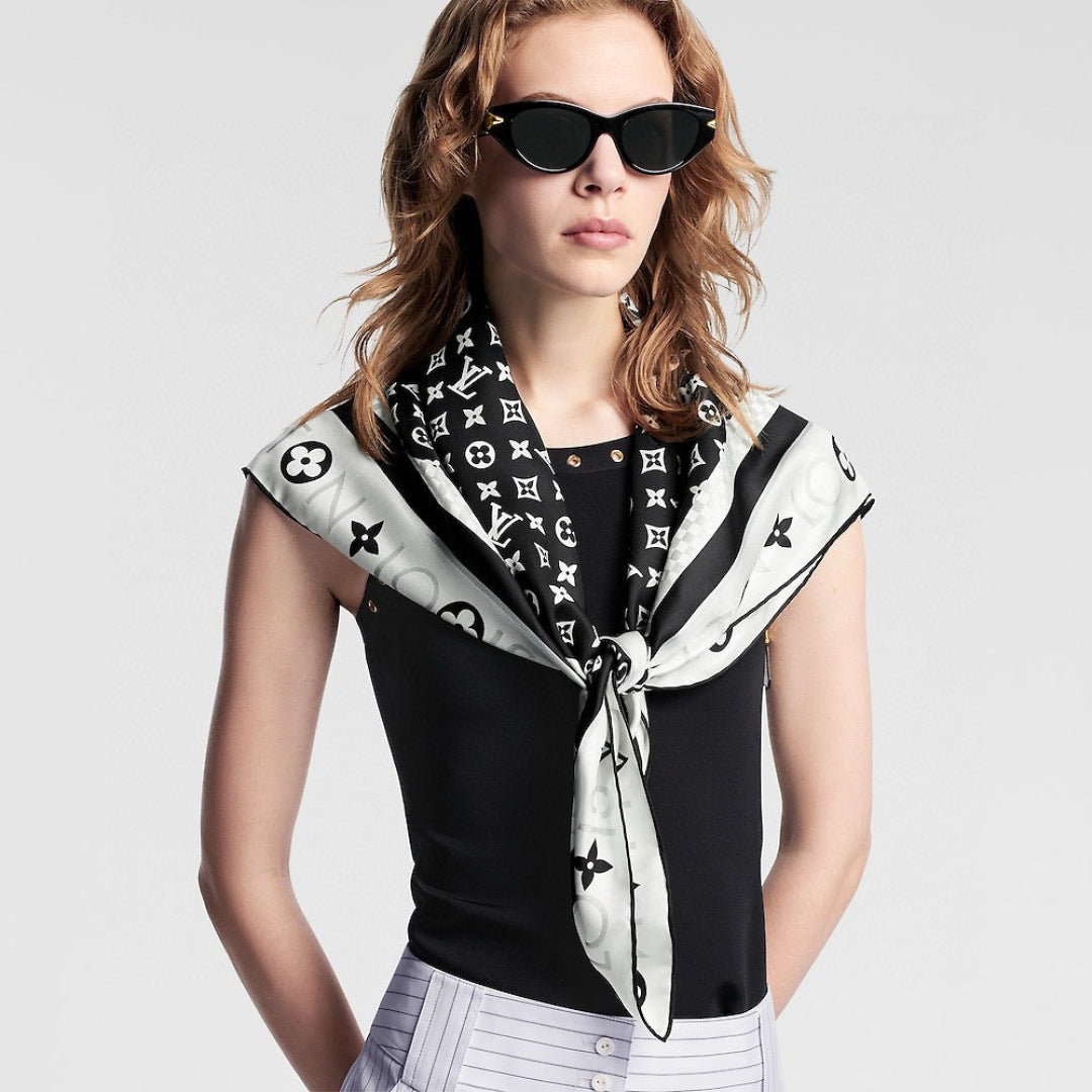 New Spring Silk Square Scarf