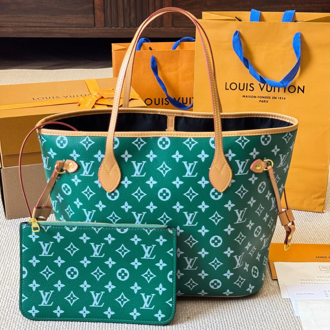 Colorful printed medium shopping bag