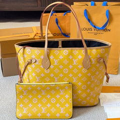 Colorful printed medium shopping bag
