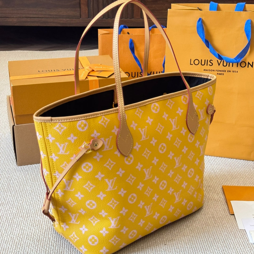Colorful printed medium shopping bag