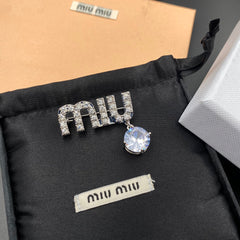 Full Diamond Pendant Brooch