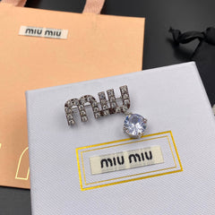 Full Diamond Pendant Brooch