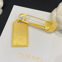 Paperclip Shaped Brooch