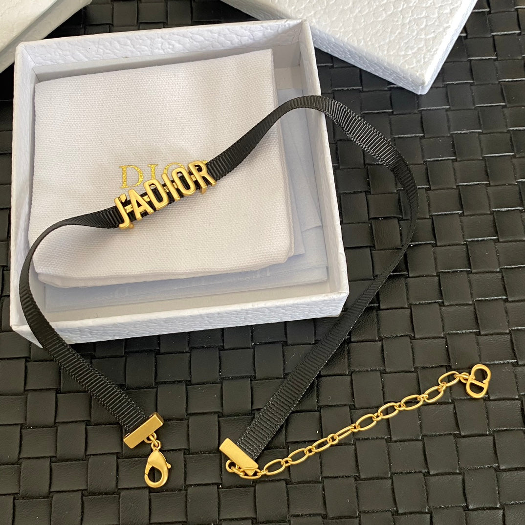 Metal Letter Choker