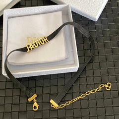Metal Letter Choker