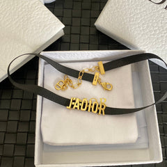 Metal Letter Choker